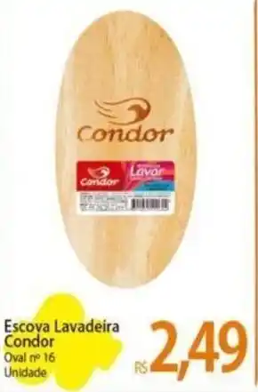 Atacadão Escova Lavadeira Condor Oval nº 16 oferta