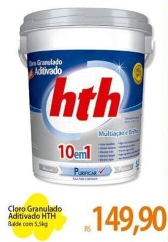 Cloro Granulado Aditivado HTH Balde com 5,5kg