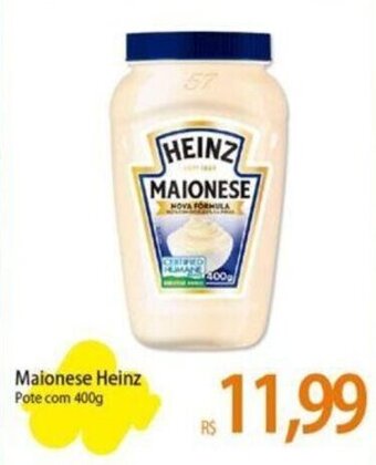 Atacadão Maionese Heinz Pote com 400g oferta