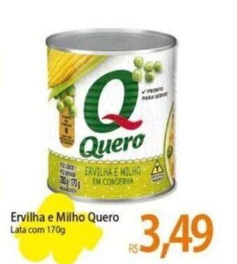 Atacadão Ervilha e Milho Quero Lata com 170g oferta