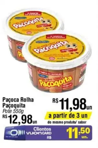 Paçoca Rolha Pote 550g