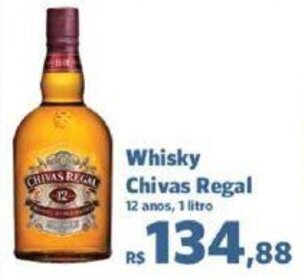 Sam's Club Whisky Chivas Regal 12 anos, 1 litro oferta