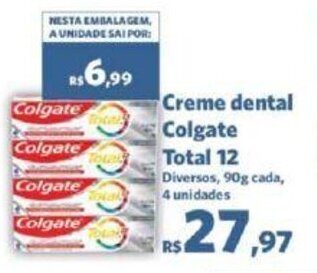 Sam's Club Creme dental Colgate Total 12 oferta
