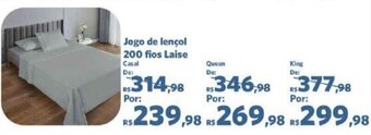 Sam's Club Jogo de lençol 200 fios Laise Casal oferta