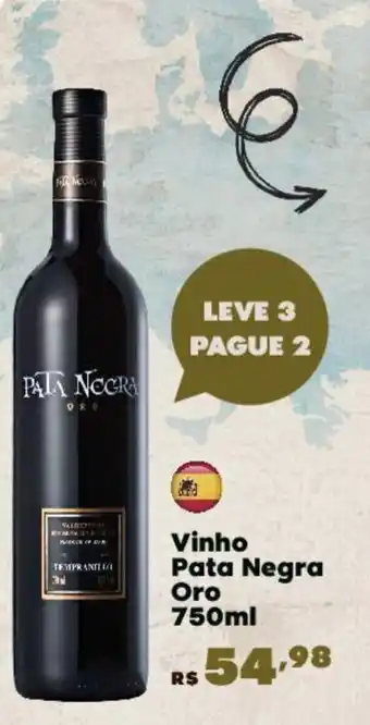 Sam's Club Vinho Pata Negra Oro 750ml oferta