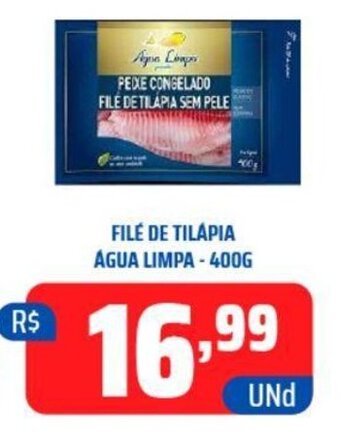 Tatico FILÉ DE TILÁPIA ÁGUA LIMPA - 400G oferta