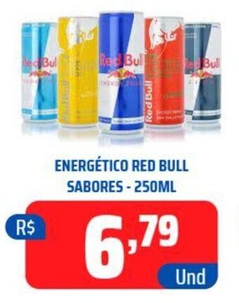 ENERGÉTICO RED BULL SABORES-250ML