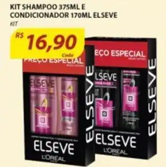 Kit Shmapoo 375ml e Condicionador 170ml Elseve