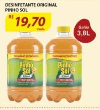 Assaí Atacadista Desinfetante Original Pinho Sol 3.8L oferta