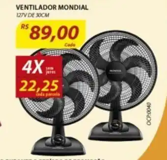 Assaí Atacadista Ventilador Mondial oferta
