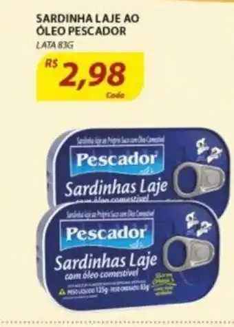 Sardinha Laje ao Oleo Pescador 83g