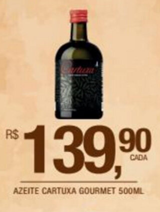 DB Supermercados Azeite Cartuxa Gourmet 500ml oferta