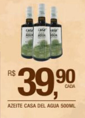 DB Supermercados Azeite Casa Del Agua 500ml oferta