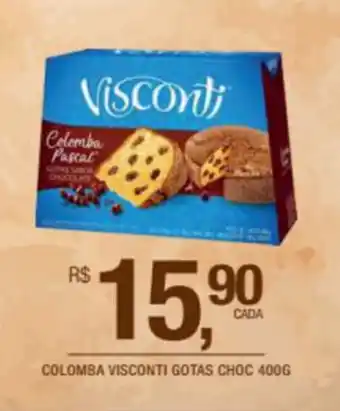 Colomba Visconti Gotas Choc 400g