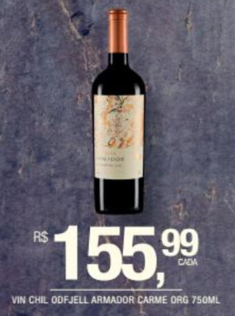 DB Supermercados Vin CHil Odfjell Armador Carme Org 750ml oferta
