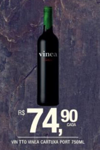 DB Supermercados Vin Tto Vinea Cartuxa Port 750ml oferta