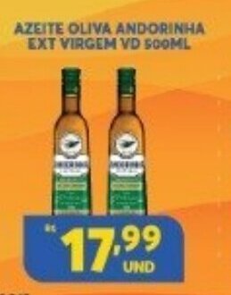 Azeite Oliva Andorinha Ext Virgem VD 500ml