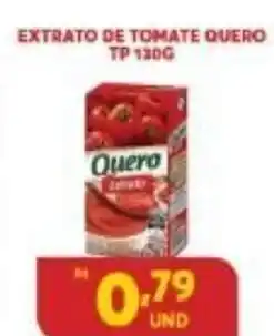 Atacadão Centro Sul Extrato de Tomate Quero TP 120g oferta