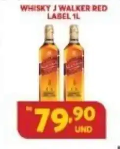 Atacadão Centro Sul Whiky J Walker Red Label 1L oferta