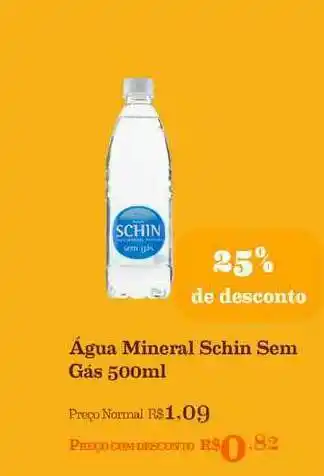 água Mineral Schin Sem Gás 500ml