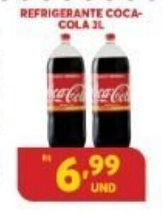 Atacadão Centro Sul Refrigerante Coca Cola 3L oferta
