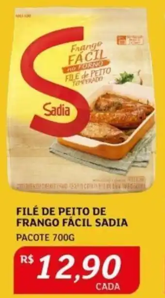 Assaí Atacadista FILÉ DE PEITO DE FRANGO FÁCIL SADIA PACOTE 700G oferta