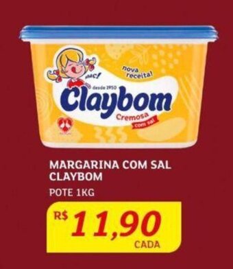 Assaí Atacadista MARGARINA COM SAL CLAYBOM POTE 1KG oferta