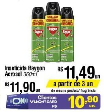 Fort Atacadista Inseticida Baygon Aerosol 360ml oferta