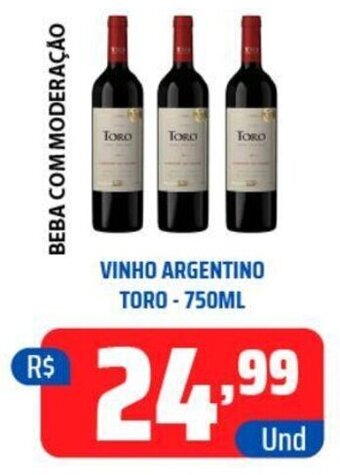 Tatico VINHO ARGENTINO TORO - 750ML oferta
