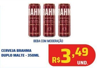 Tatico CERVEJA BRAHMA DUPLO MALTE - 350ML oferta