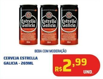 Tatico CERVEJA ESTRELLA GALICIA - 269ML oferta