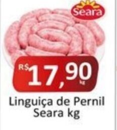Rede Krill Linguiça de Pernil Seara kg oferta