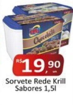 Rede Krill Sorvete Rede Krill Sabores 1,5L oferta