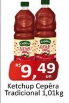 Ketchup Cepêra Tradicional 1,01kg