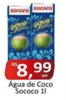 Rede Krill Água de Coco Sococo 1L oferta
