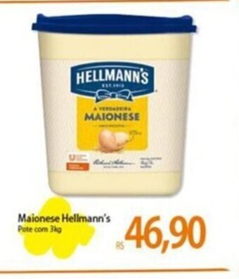 Atacadão Maionese Hellmann's Pote com 3kg oferta