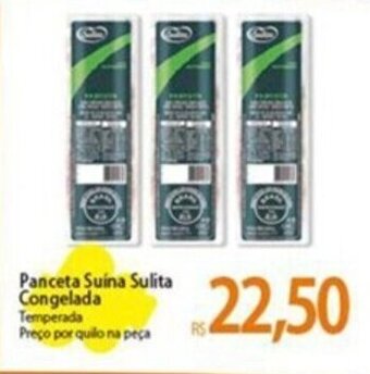 Atacadão Panceta Suína Sulita Congelada Temperada Preço por quilo na peça oferta
