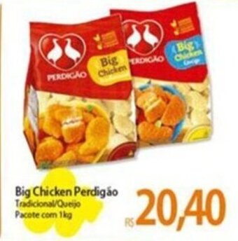 Atacadão Big Chicken Perdigáo Tradicional/Queijo Pacote com 1kg oferta
