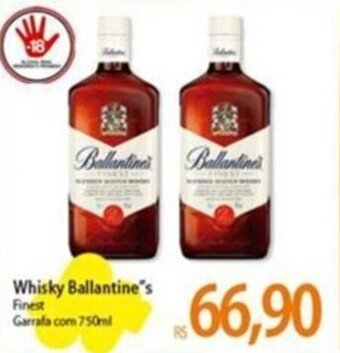 Atacadão Whisky Ballantine's Finest Garrafa com 750ml oferta