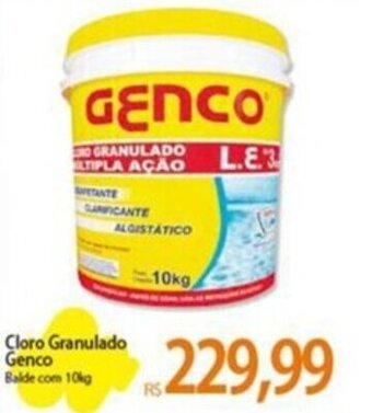 Cloro Granulado Genco Balde com 10kg