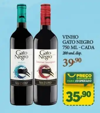 Cooper VINHO GATO NEGRO 750 ML-CADA oferta