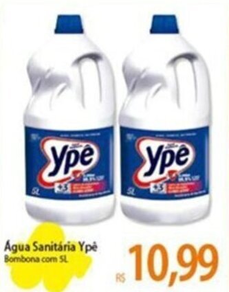 Atacadão Água Sanitária Ype Bombona com 5L oferta