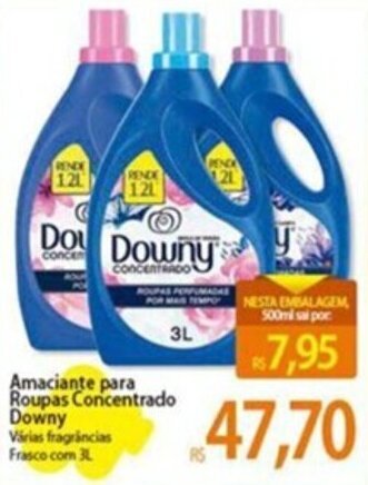 Atacadão Amaciante para Roupas Concentrado Downy oferta