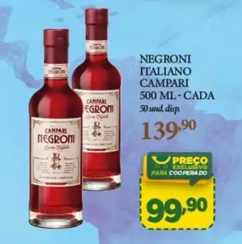 Cooper NEGRONI ITALIANO CAMPARI 500 ML-CADA oferta