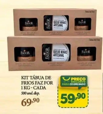 Cooper KIT TÁBUA DE FRIOS FAZ FOR 1KG-CADA 500 und. disp. oferta