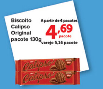 Roldão Biscoito Calipso Original pacote 130g oferta