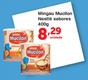 Roldão Mingau Mucilon Nestle sabores 400g oferta