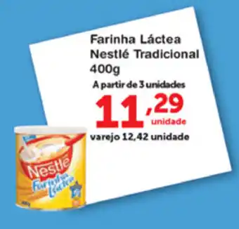 Roldão Farinha lactea Nestle Tradicional 400g oferta