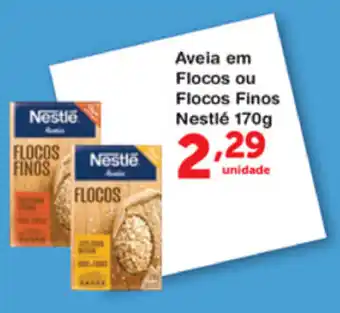 Roldão Aveia em Flocos ou Flocos Finos Nestle 170g oferta