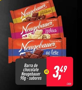Frangolândia Barra de Chocolate Neugebauer 90g sabores oferta